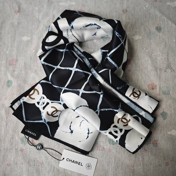 Chanel Women's Silk Scarf - Picture 1 of 5